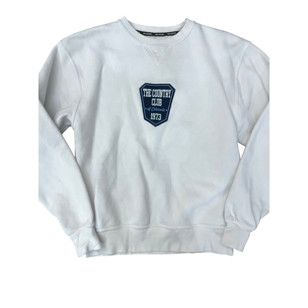 Gear For Sports Big Cotton Country Club Colorado 1973 Sweatshirt White Size S